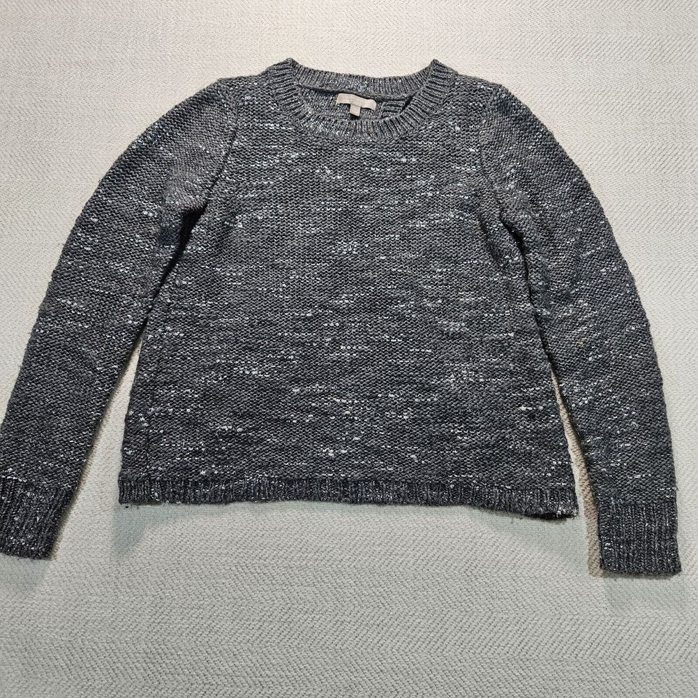 Banana Republic Sweater Womens Medium Open Cross‎ Back Shimmer Career Corporate